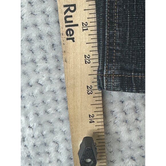 Venezia Jeans Womens Size 16 Medium Flare Leg Crop Casual Wear Pockets Denim - Picture 12 of 12